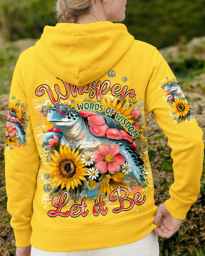 WHISPER WORDS OF WISDOM LET IT BE TURTLE ALL OVER PRINT - TYPQ1706242
