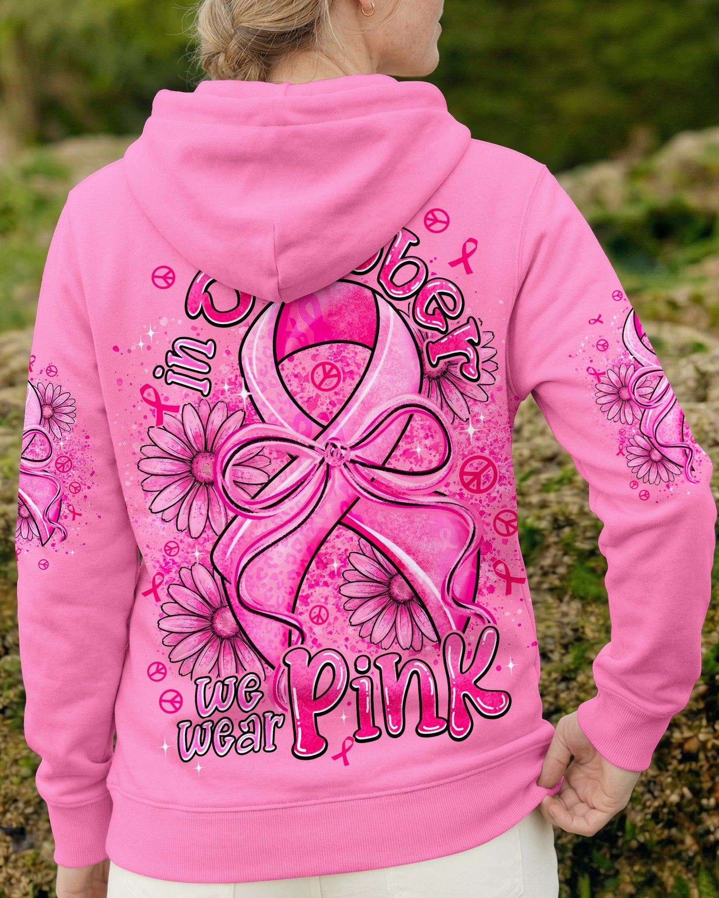 IN OCTOBER WE WEAR PINK BREAST CANCER AWARENESS ALL OVER PRINT - TYPQ2506262