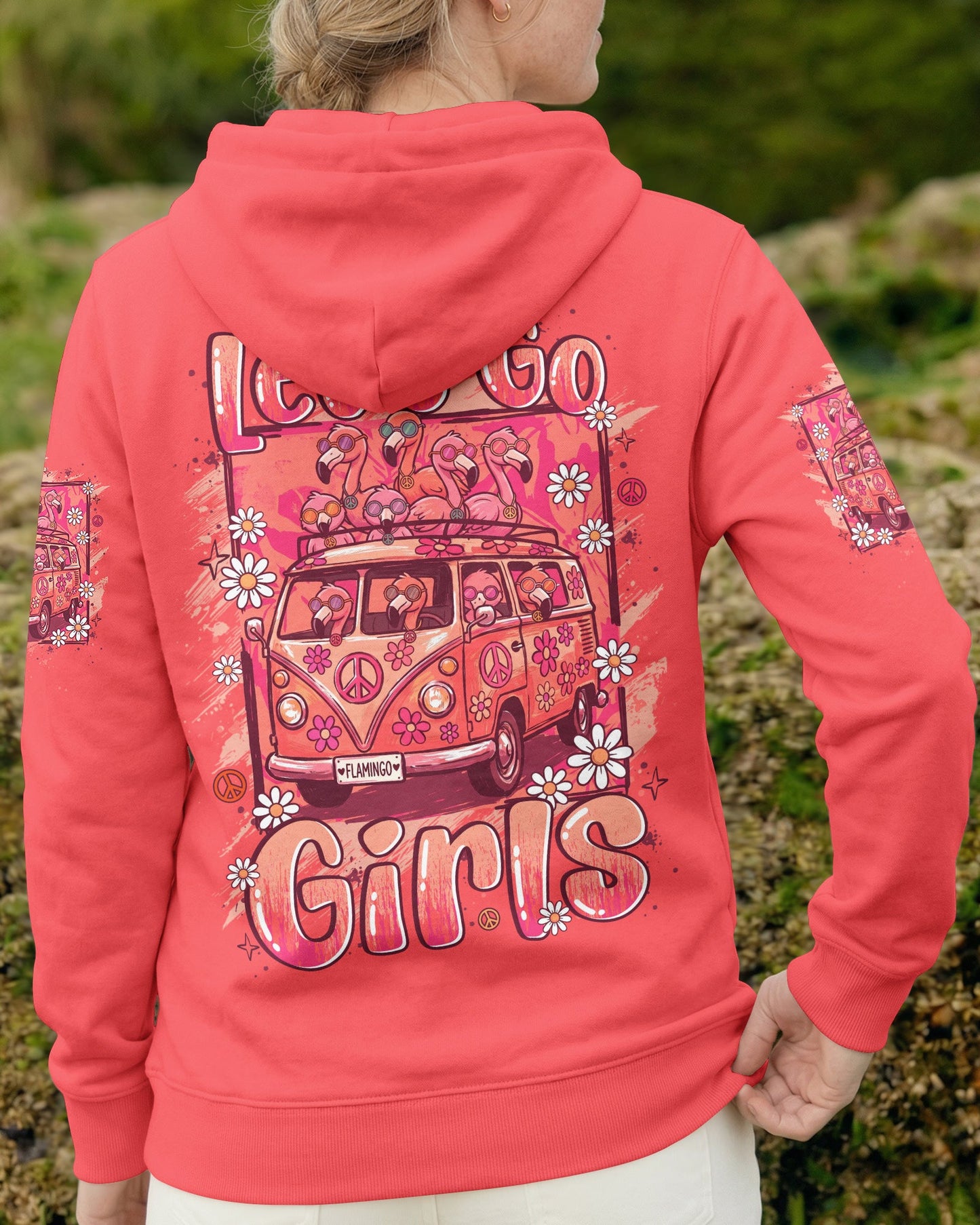 LET'S GO GIRLS FLAMINGO ALL OVER PRINT - TYLN0707263