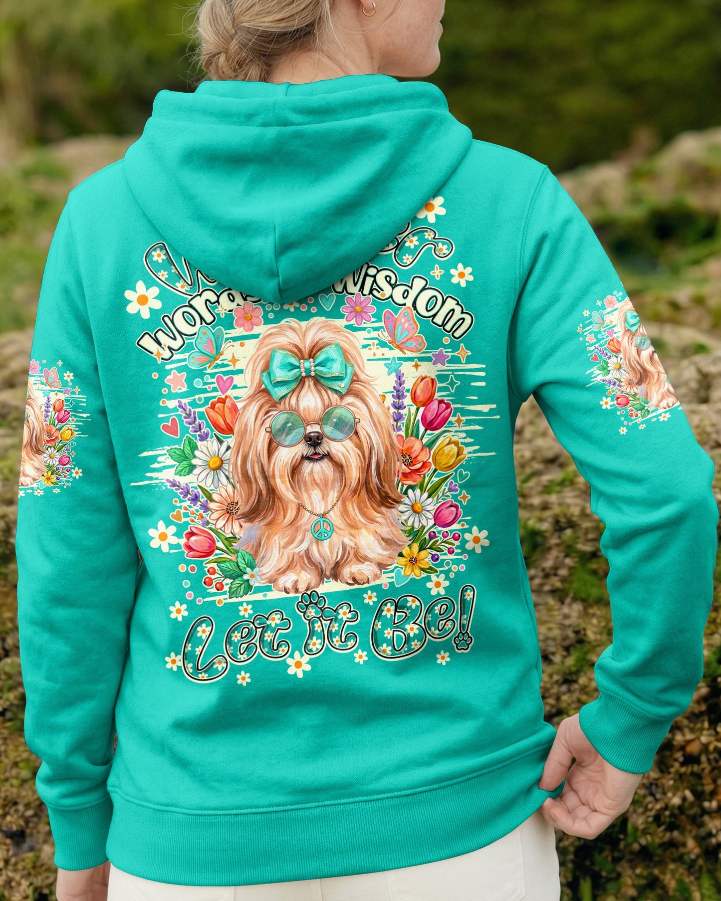 WHISPER WORDS OF WISDOM LET IT BE SHIH TZU DOG ALL OVER PRINT - TY1905261