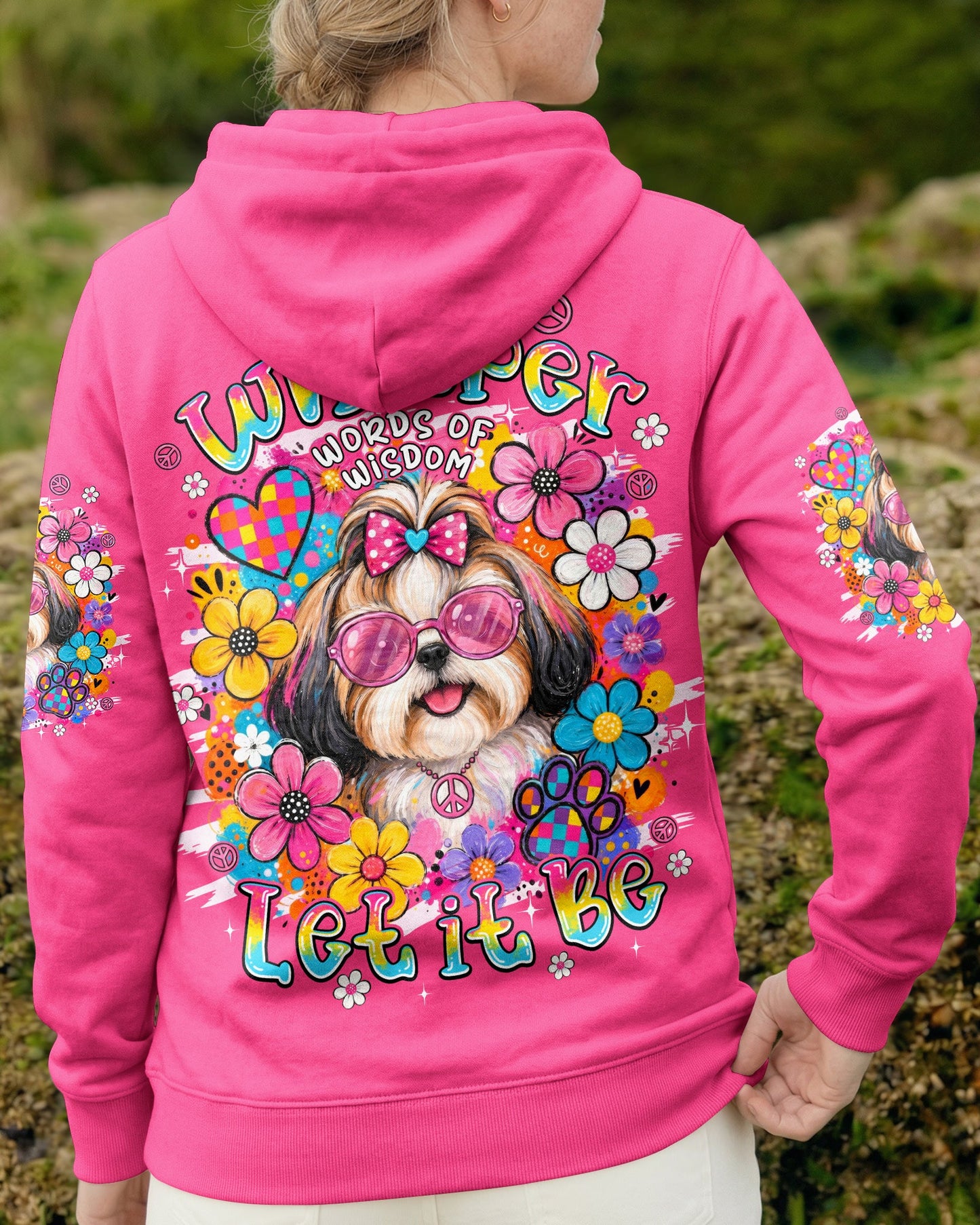 WHISPER WORDS OF WISDOM LET IT BE SHIH TZU DOG ALL OVER PRINT - TYPQ0306261