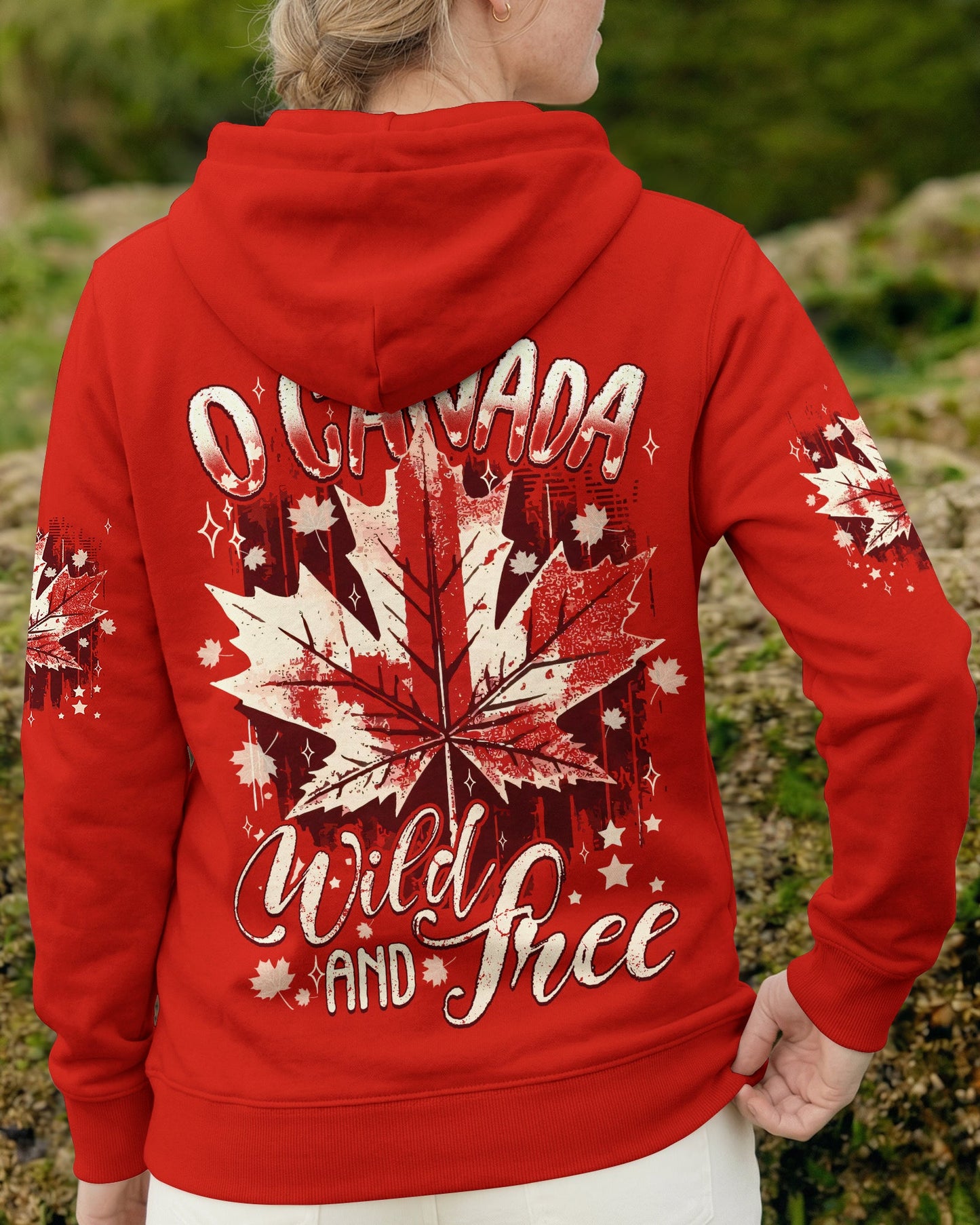 O CANADA WILD AND FREE ALL OVER PRINT - TYQY2406262