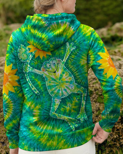 FROG SUNFLOWER SWIRL ALL OVER PRINT   - TLHN1906264