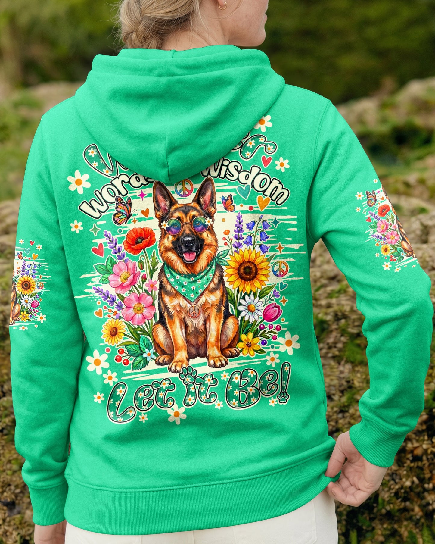 WHISPER WORDS OF WISDOM LET IT BE GERMAN SHEPHERD DOG ALL OVER PRINT - TY0805262