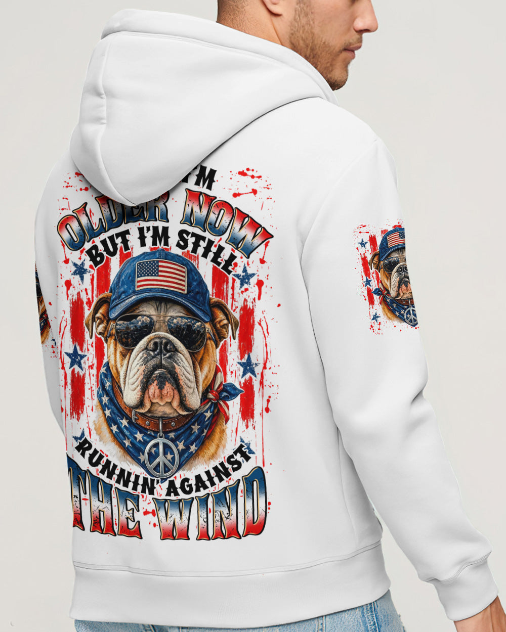 RUNNING AGAINST THE WIND BULLDOG ALL OVER PRINT - TYLN0405263
