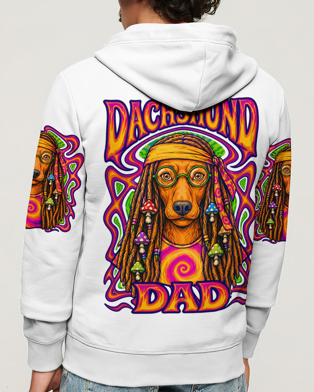DACHSHUND DAD DOG ALL OVER PRINT - TLHN2705263