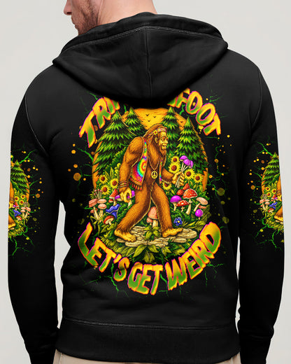 TRIPPY BIGFOOT LET'S GET WEIRD BIGFOOT ALL OVER PRINT - TLNT2805262
