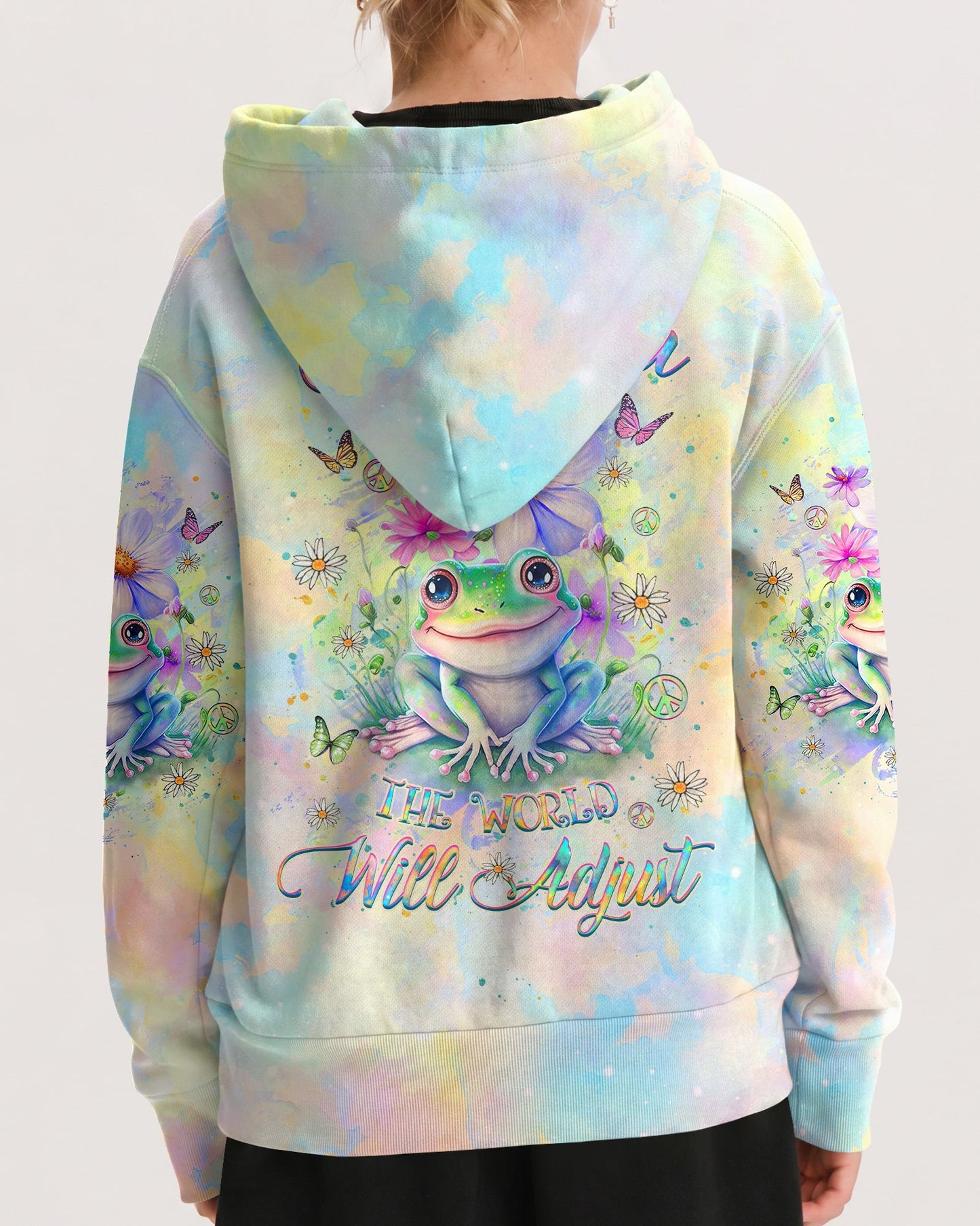 BE YOU THE WORLD WILL ADJUST FROG KIDS ALL OVER PRINT - YHKD1812233