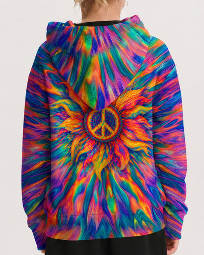 SUNFLOWER PEACE BURST KIDS SHIRT  - TLTW2906266