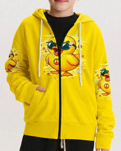 I'M NOT SHORT DUCK HIPPIE KIDS ALL OVER PRINT - TYPQ1206261