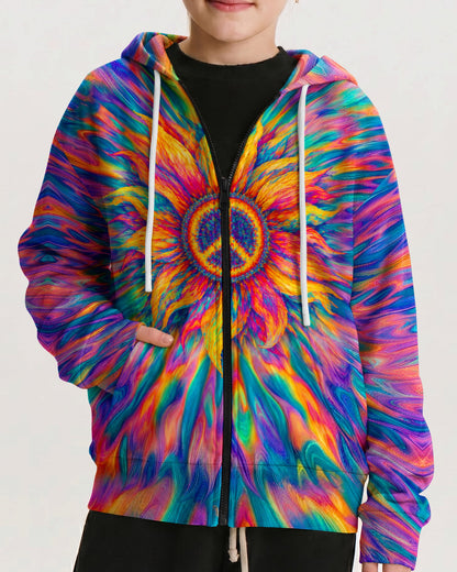 SUNFLOWER PEACE BURST KIDS SHIRT  - TLTW2906266