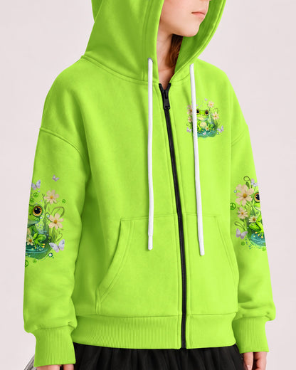 BE YOU THE WORLD WILL ADJUST FROG KIDS ALL OVER PRINT - TLTW1512234