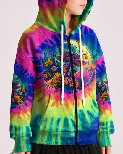 STAY WILD MOON CHILD DRAGONFLY TIE DYE KIDS ALL OVER PRINT - TLNO1812235