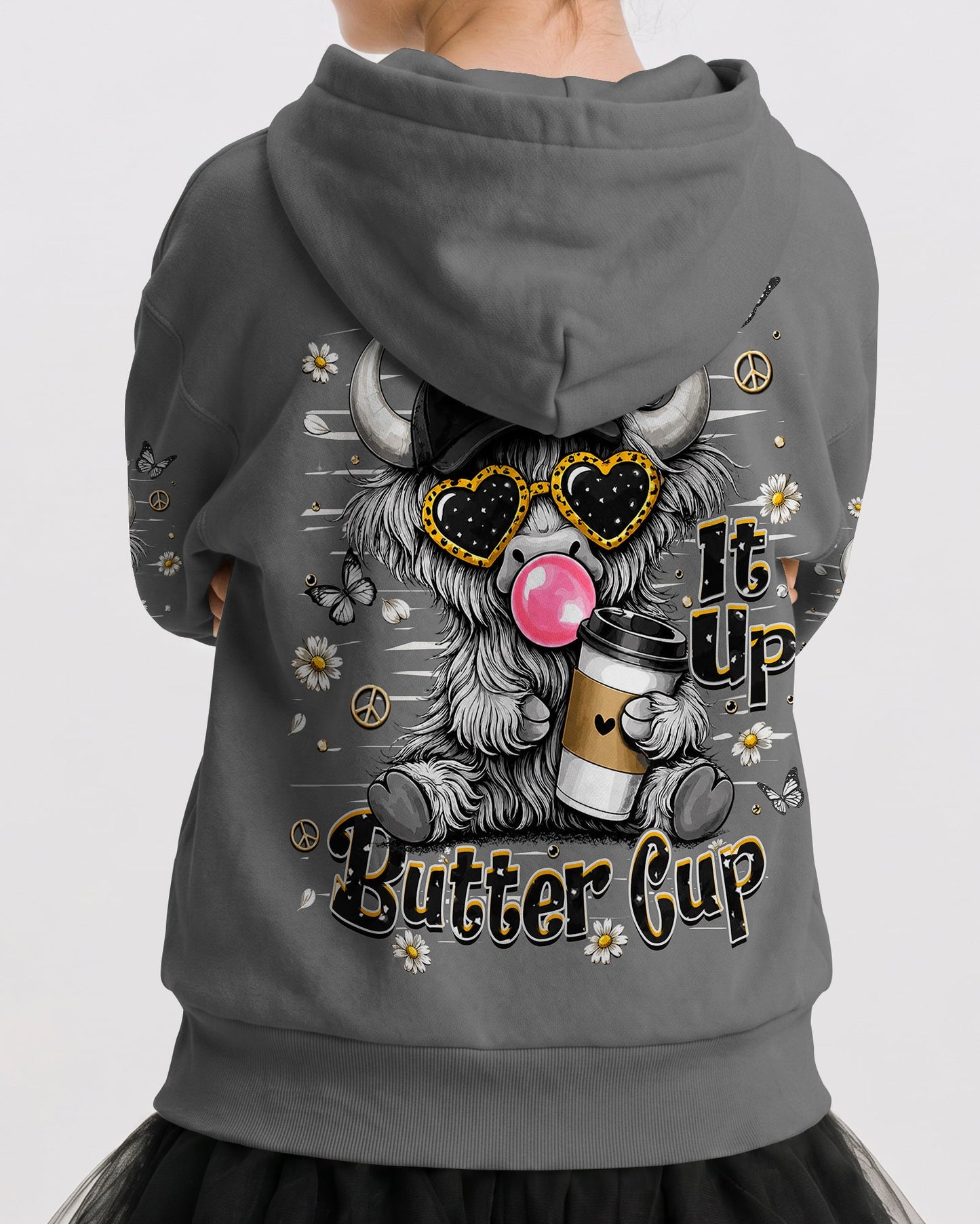 SUCK IT UP BUTTERCUP COW KIDS ALL OVER PRINT  - TLHN0806264