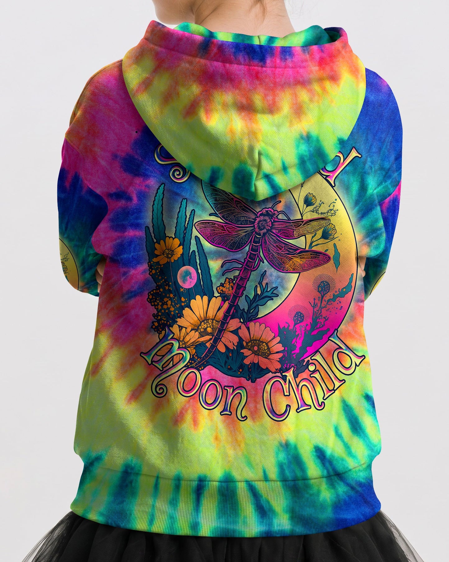 STAY WILD MOON CHILD DRAGONFLY TIE DYE KIDS ALL OVER PRINT - TLNO1812235