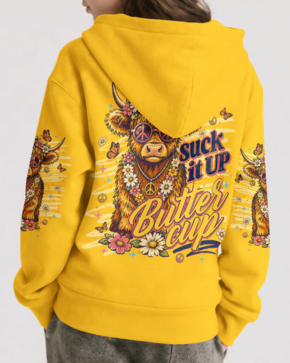 SUCK IT UP BUTTERCUP COW KIDS ALL OVER PRINT - TLNT0806262