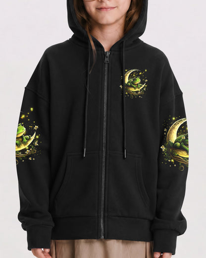 FLY ME TO THE MOON FROG KIDS ALL OVER PRINT - YHDU1812233