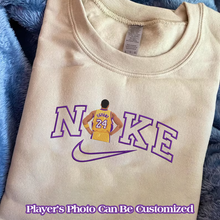 Load image into Gallery viewer, Personalized Embroidered Basketball Player Hoodie Sweatshirt T-Shirt
