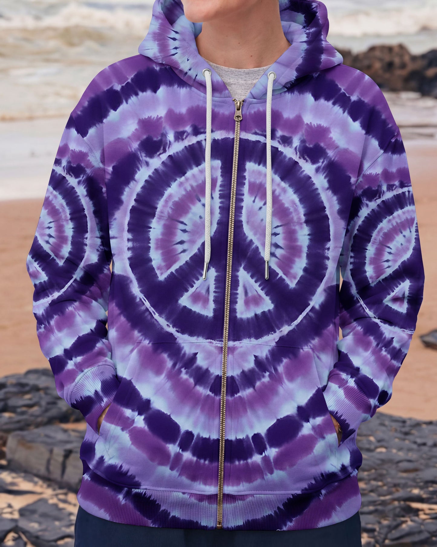 PEACE VIOLET ALL OVER PRINT - TYQY2912252