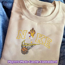 Load image into Gallery viewer, Personalized Embroidered Basketball Player Hoodie Sweatshirt T-Shirt
