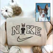 Load image into Gallery viewer, Personalized Embroidered Pet Dog Cat Full Body NKE Hoodie Sweatshirt T-Shirt
