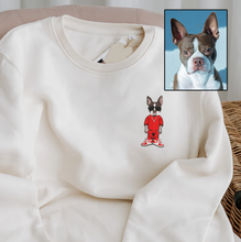 Load image into Gallery viewer, Personalized Embroidered Pet Dog Cat Full Body Hoodie Sweatshirt T-Shirt
