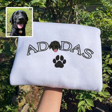 Load image into Gallery viewer, Personalized Embroidered Pet Dog Cat Paw Hoodie Sweatshirt T-Shirt
