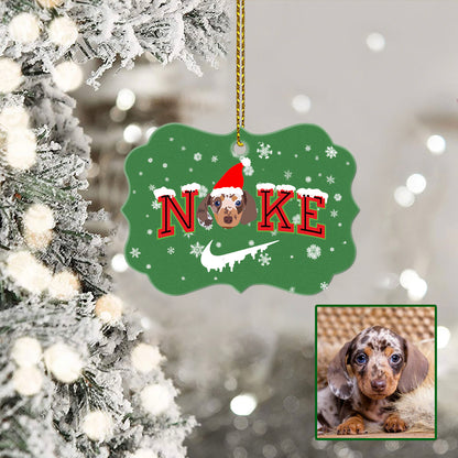 Personalized Christmas Pet Dog Cat Wooden Ornament