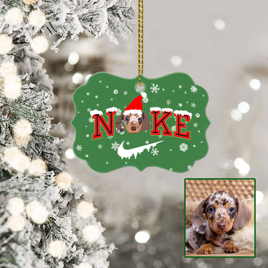 Personalized Christmas Pet Dog Cat Wooden Ornament