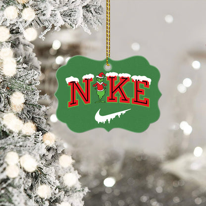 Personalized Christmas The G-r-i-n-c-h Wooden Ornament