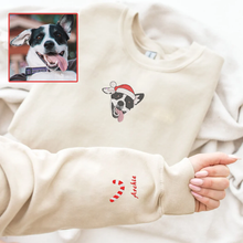 Load image into Gallery viewer, Personalized Embroidered Christmas Pet Dog Cat Hoodie Sweatshirt T-Shirt
