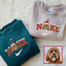 Load image into Gallery viewer, Personalized Embroidered Christmas Snow Pet Dog Cat Hoodie Sweatshirt T-Shirt
