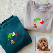 Load image into Gallery viewer, Personalized Embroidered Christmas The G-r-i-n-c-h Pet Dog Cat Hoodie Sweatshirt T-Shirt
