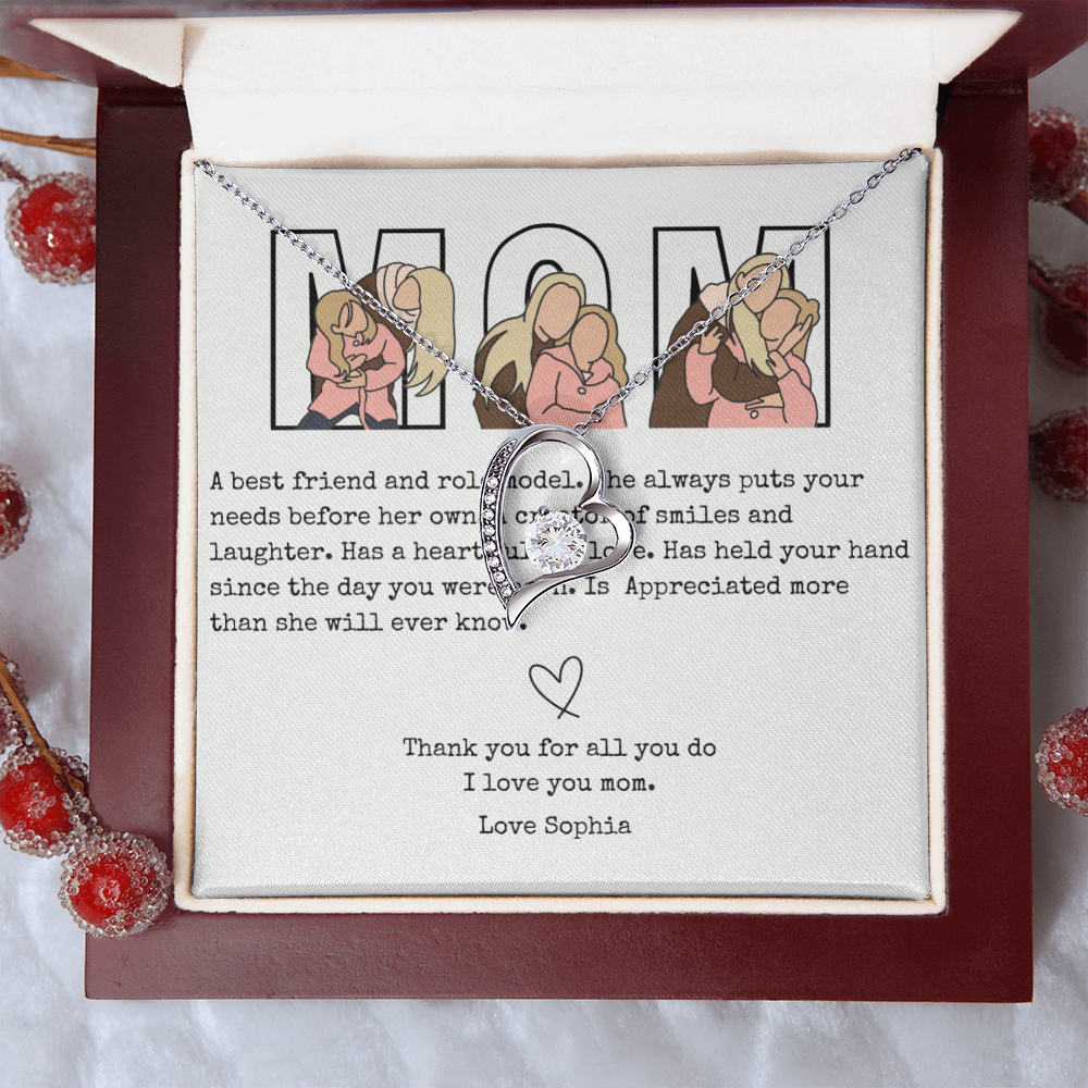 Personalized Mom Forever Love Necklace
