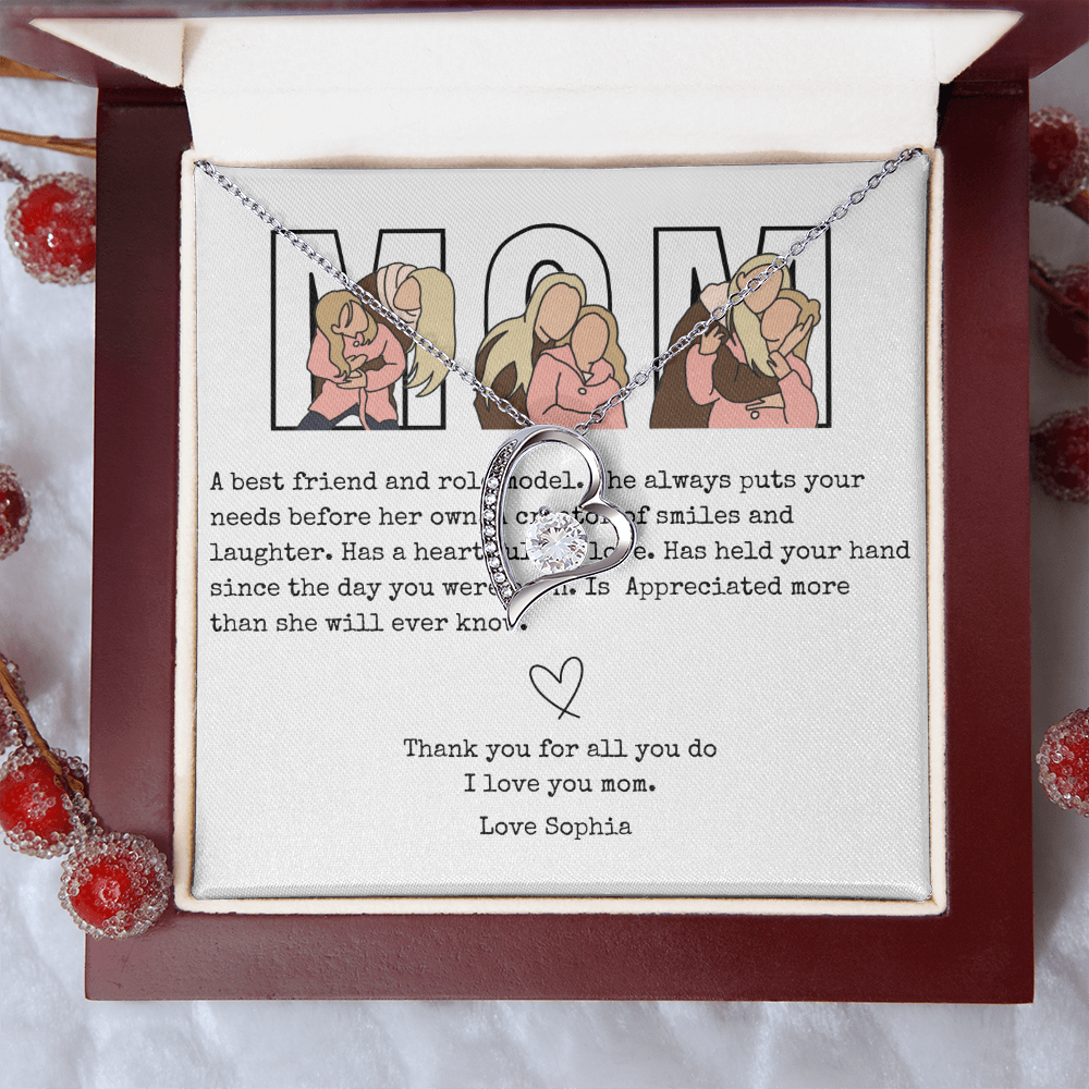 Personalized Mom Forever Love Necklace