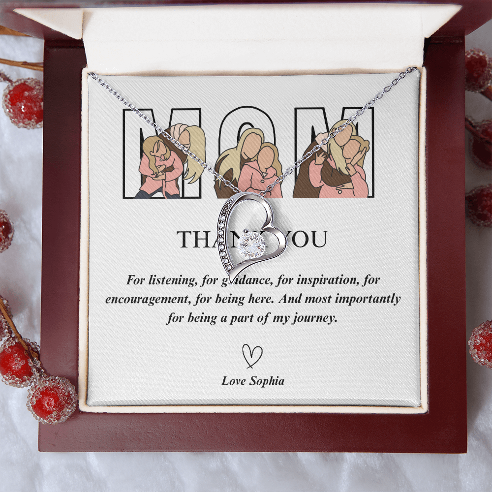 Personalized Mom Forever Love Necklace