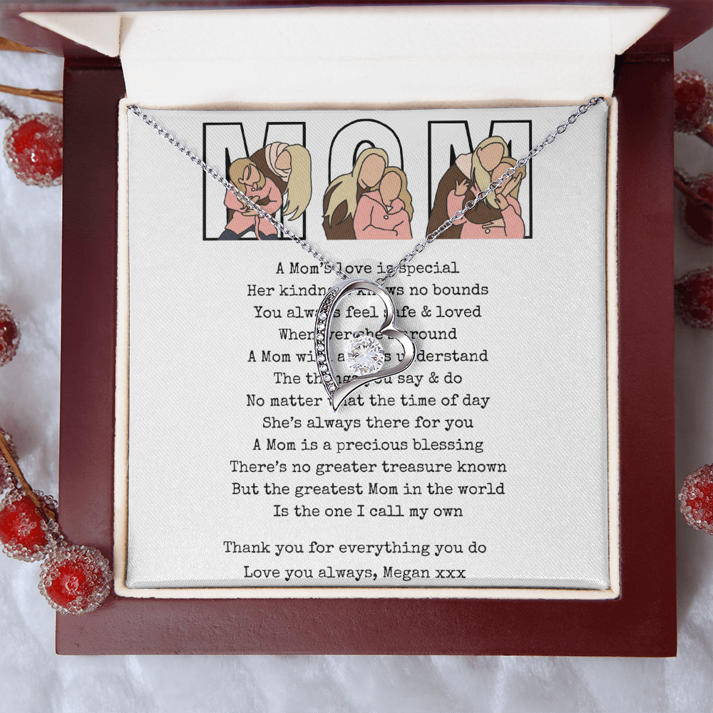 Personalized Mom Forever Love Necklace