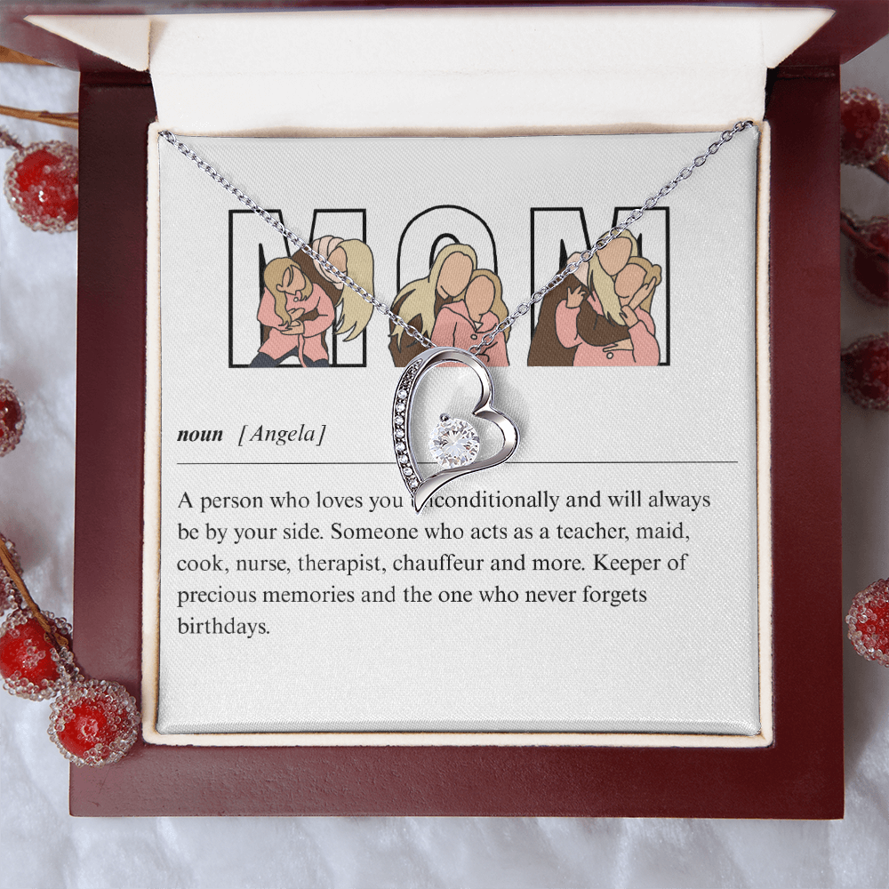 Personalized Mom Forever Love Necklace