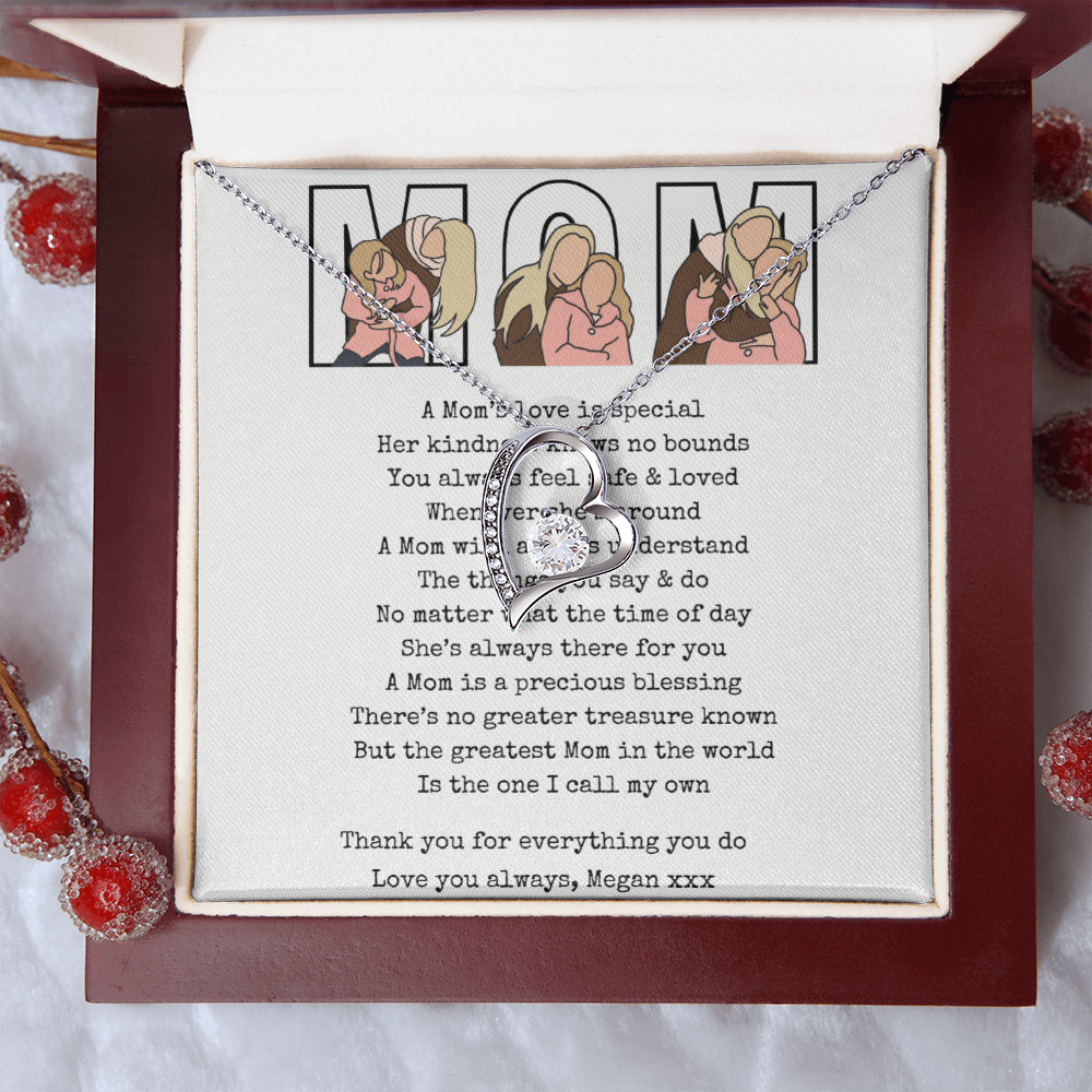 Personalized Mom Forever Love Necklace