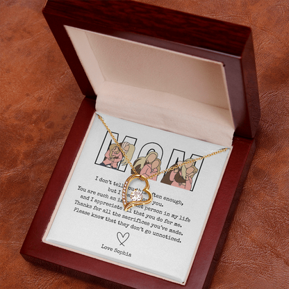 Personalized Mom Forever Love Necklace