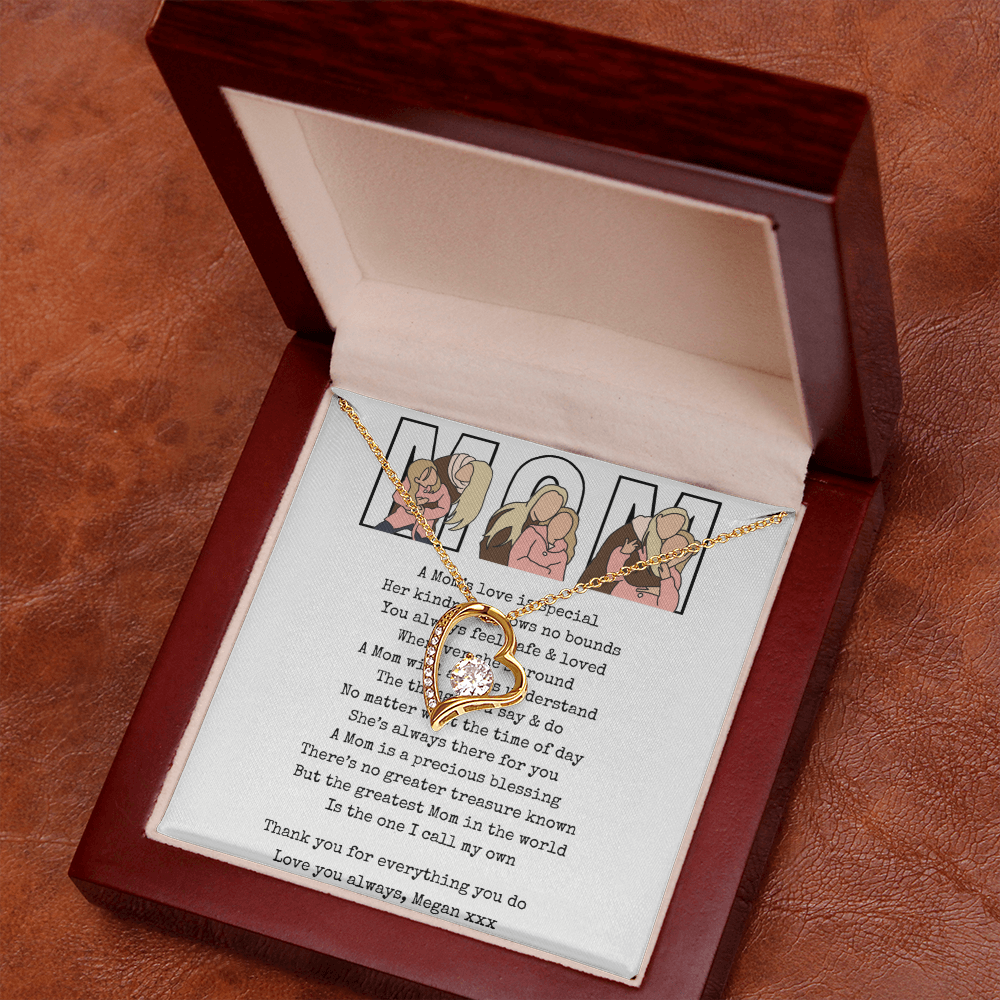 Personalized Mom Forever Love Necklace