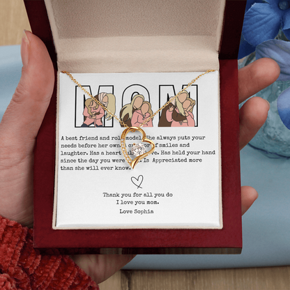 Personalized Mom Forever Love Necklace