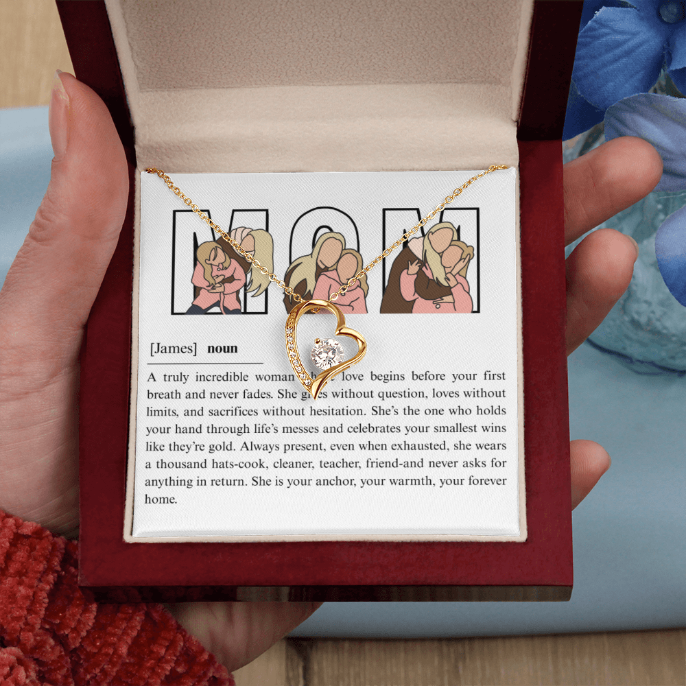 Personalized Mom Forever Love Necklace