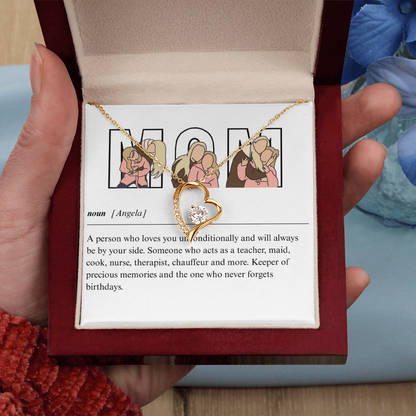 Personalized Mom Forever Love Necklace