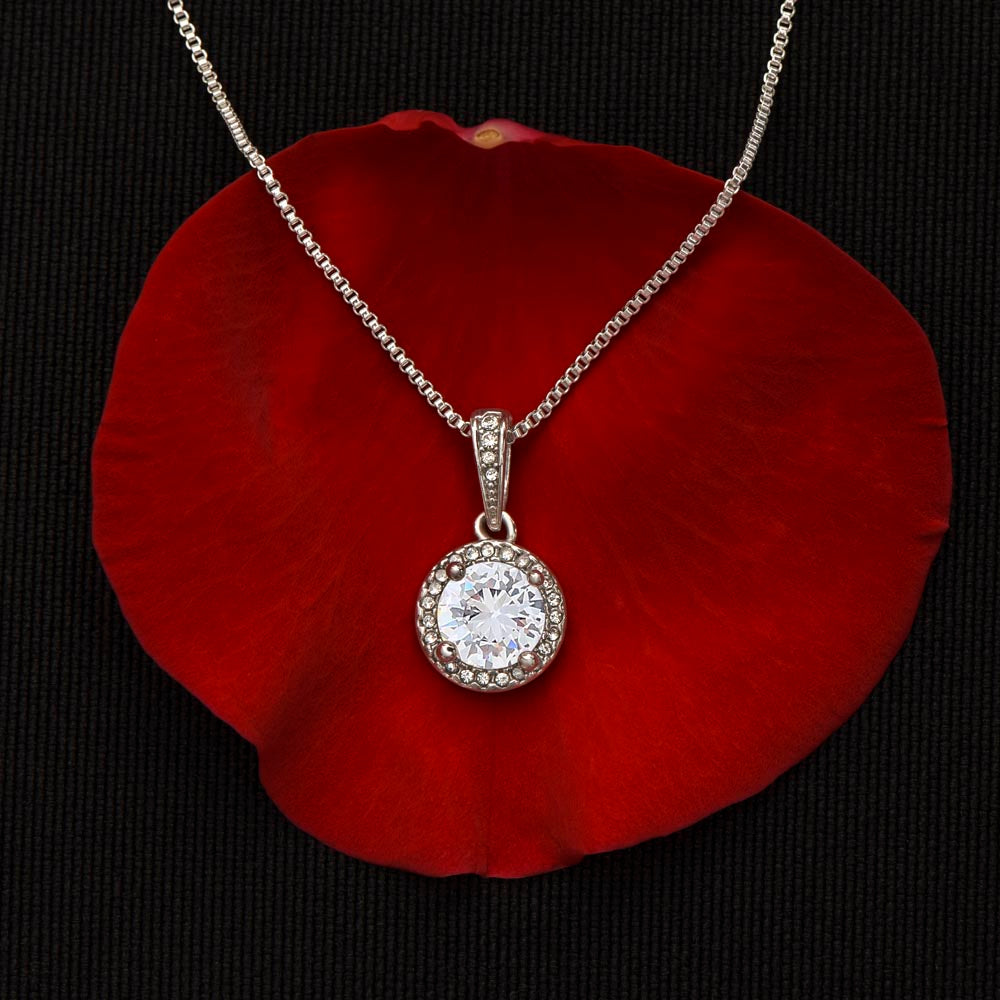 Personalized Mom I Love You Eternal Hope Necklace