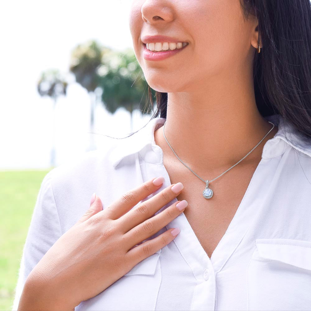 Personalized Mom Eternal Hope Necklace