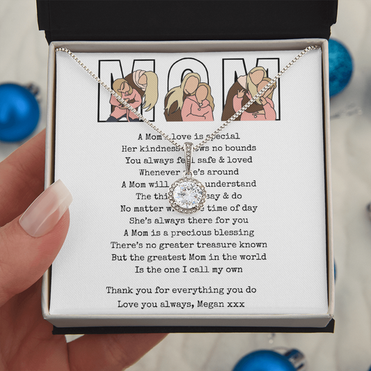 Personalized Mom Eternal Hope Necklace