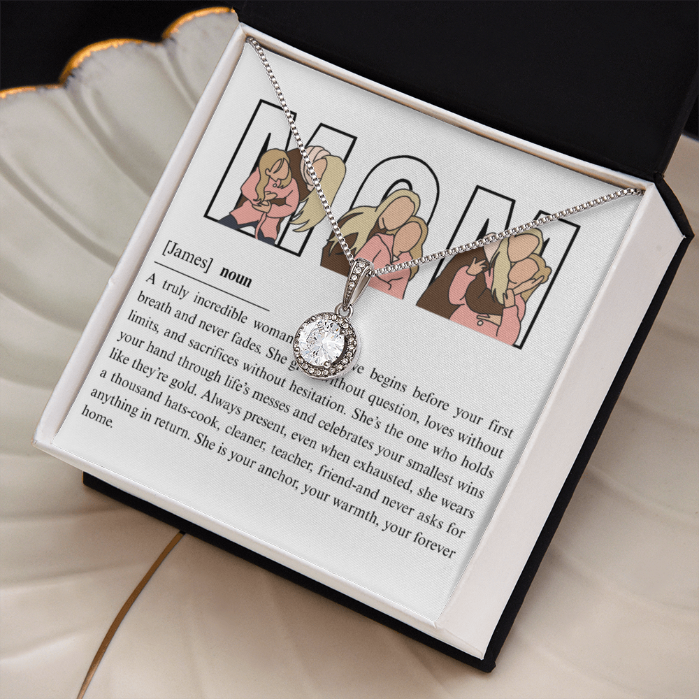 Personalized Mom Eternal Hope Necklace