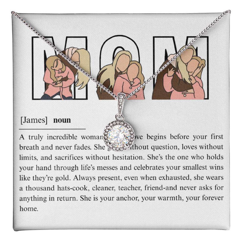Personalized Mom Eternal Hope Necklace