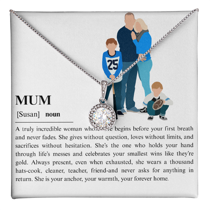 Personalized Mum Eternal Hope Necklace